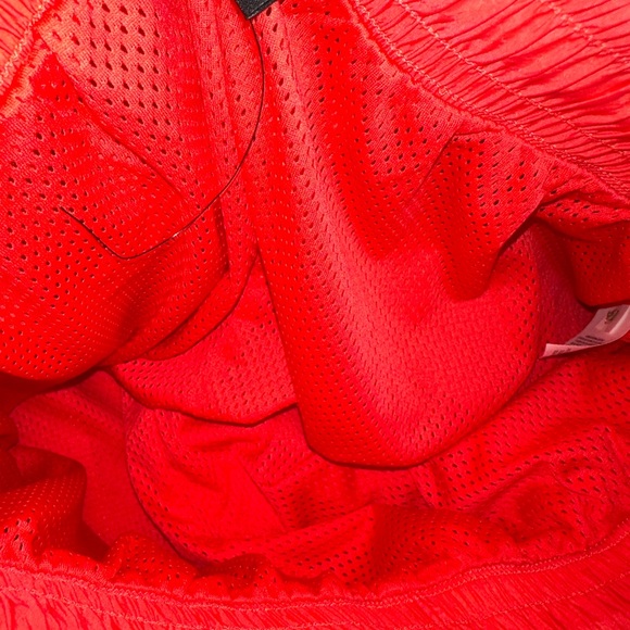 NIKE AIR JORDAN size M Nylon sweatpants orange like new! - Picture 11 of 14